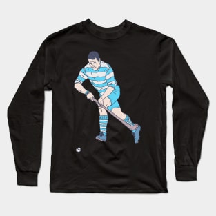 Shinty - Ball Player - Scottish National Game Long Sleeve T-Shirt